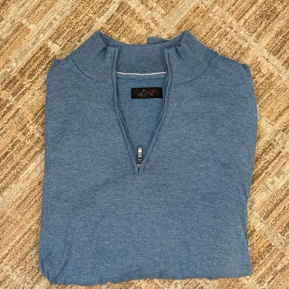 Greg-norman-collection Men's Blue Jumper